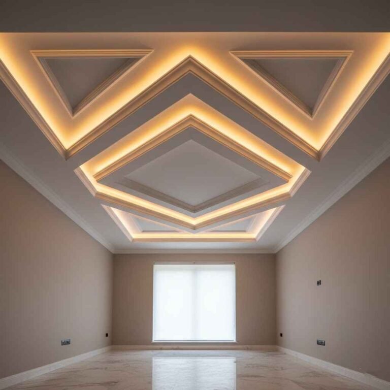تنفيذ أسقف معلقة وجبس بورد بإضاءة مخفية