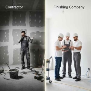 مقاول أم شركة تشطيبات؟ 7 فروق جوهرية تحدد اختيارك الصحيح